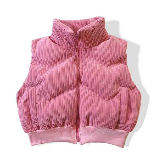 Chaleco Puffer – Rosa Palo