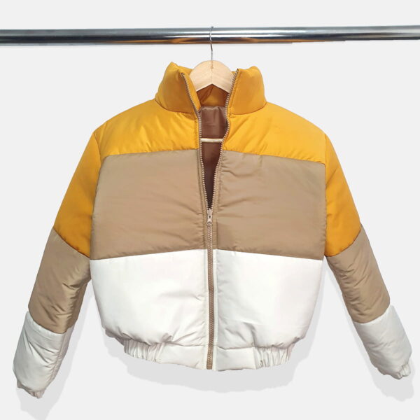 Chaqueta Puffer Vintage - Amarillo