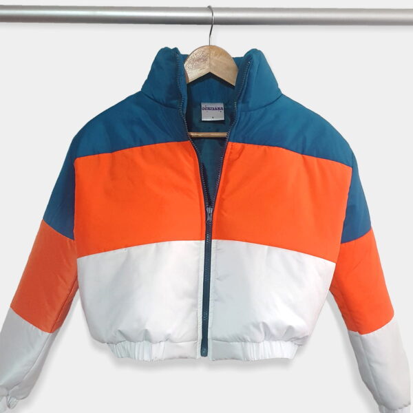 Chaqueta Puffer Vintage - Cobalto