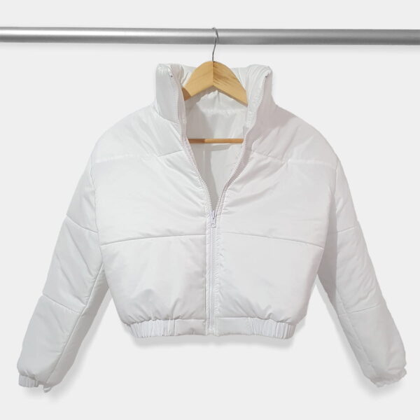 Chaqueta Puffer Vintage - Blanco