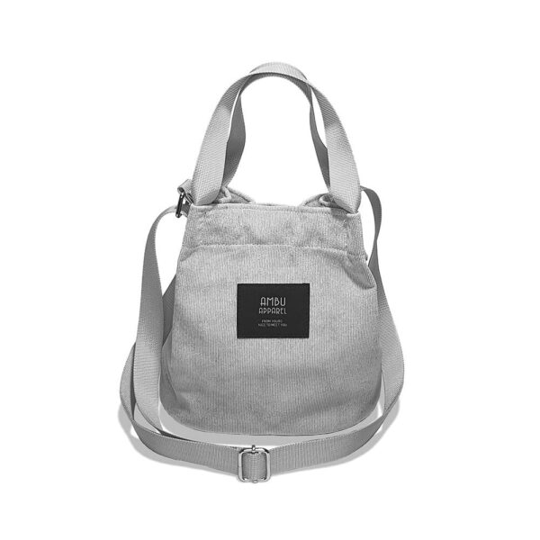 Morral Retro Vintage – Gris Plata