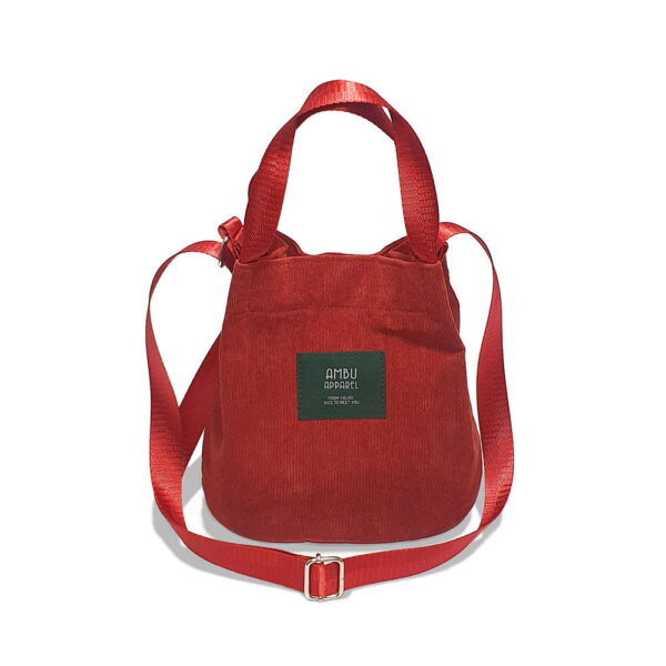 Morral Retro Vintage – Rojo Vino