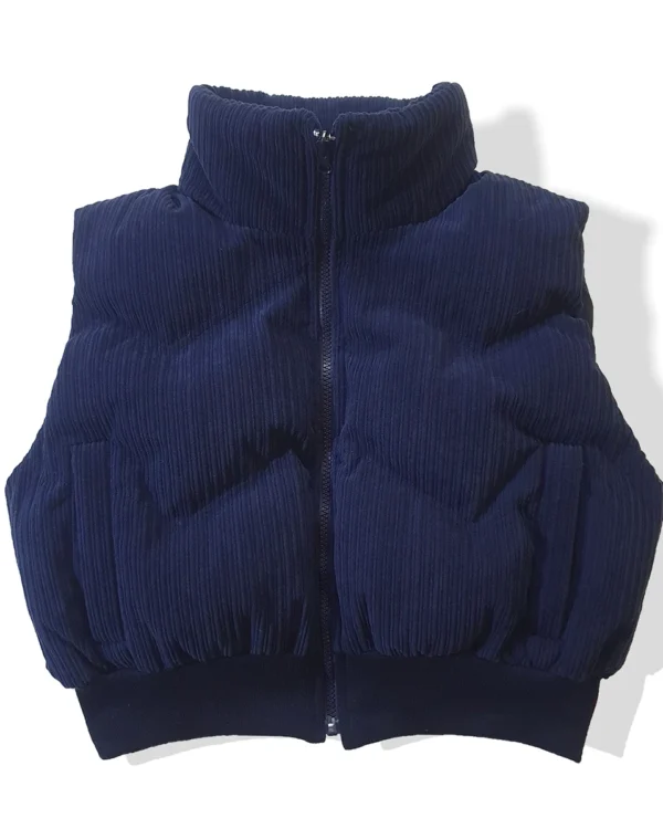 chaleco puffer corduroy
