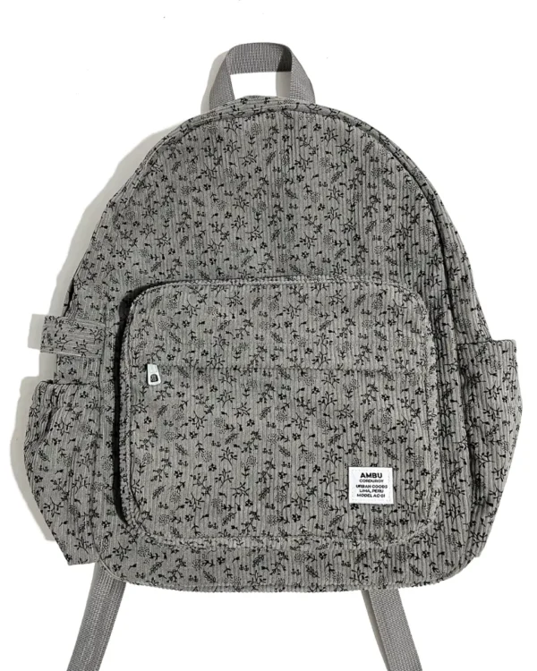 mochila corduroy