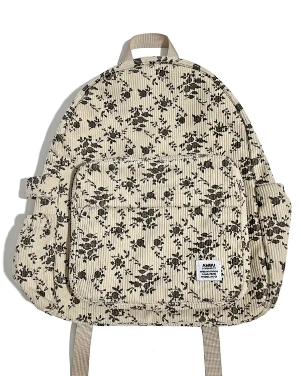 mochila corduroy