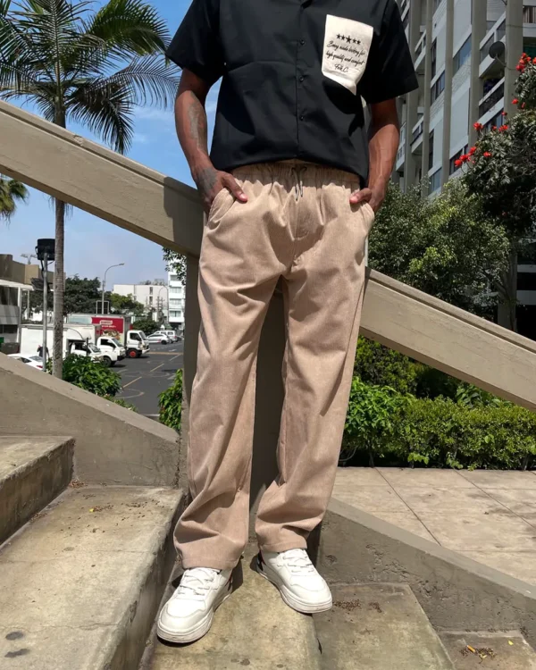 pantalón baggy corduroy