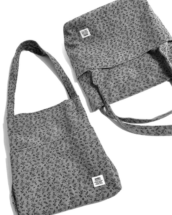 bolso de hombro floreado