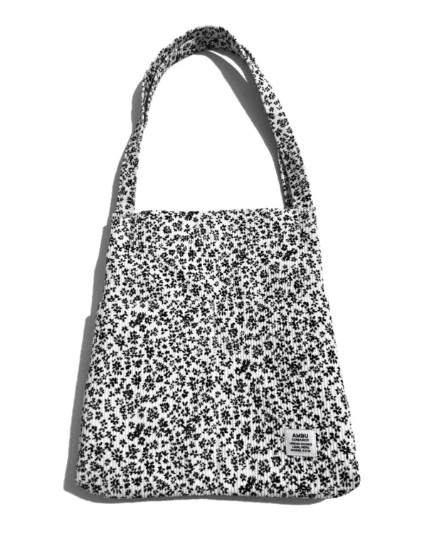 bolso de hombro floreado